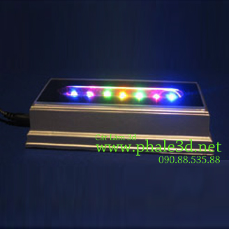 Crystal-light-base-led-light-base-led-light-base-đế-đèn-led-7-màu-hình-chữ nhật-adpter